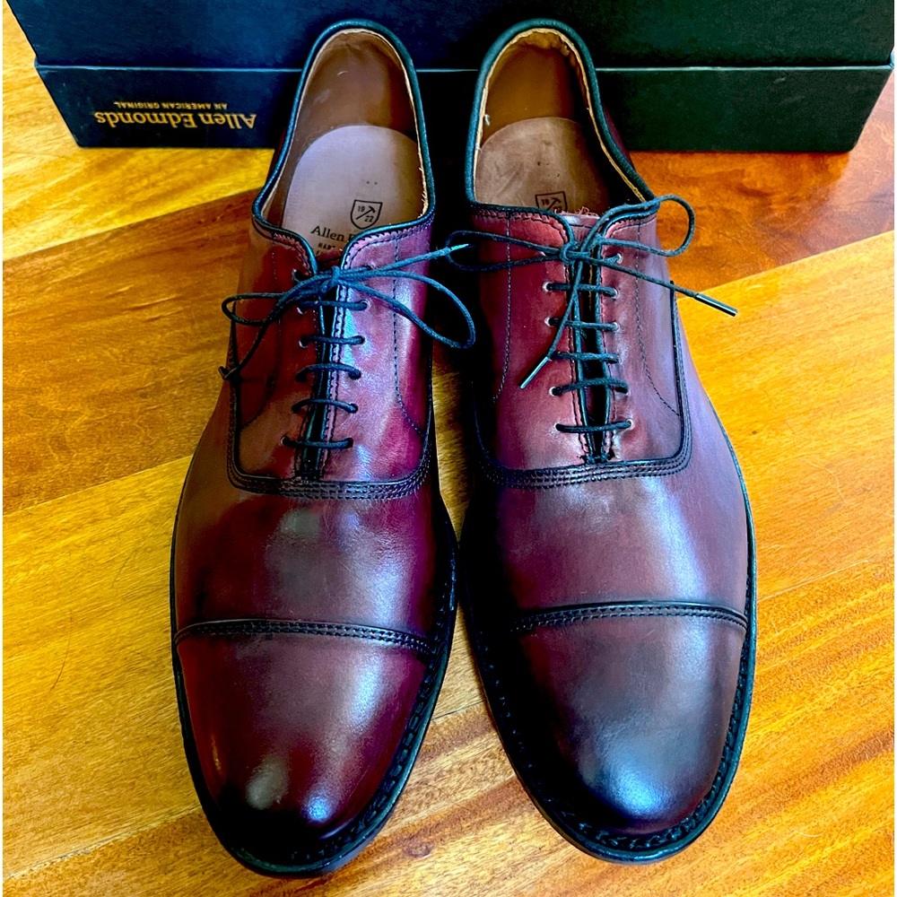Allen Edmonds Park Avenue oxfords. Handmade in the USA of fine imported leather.